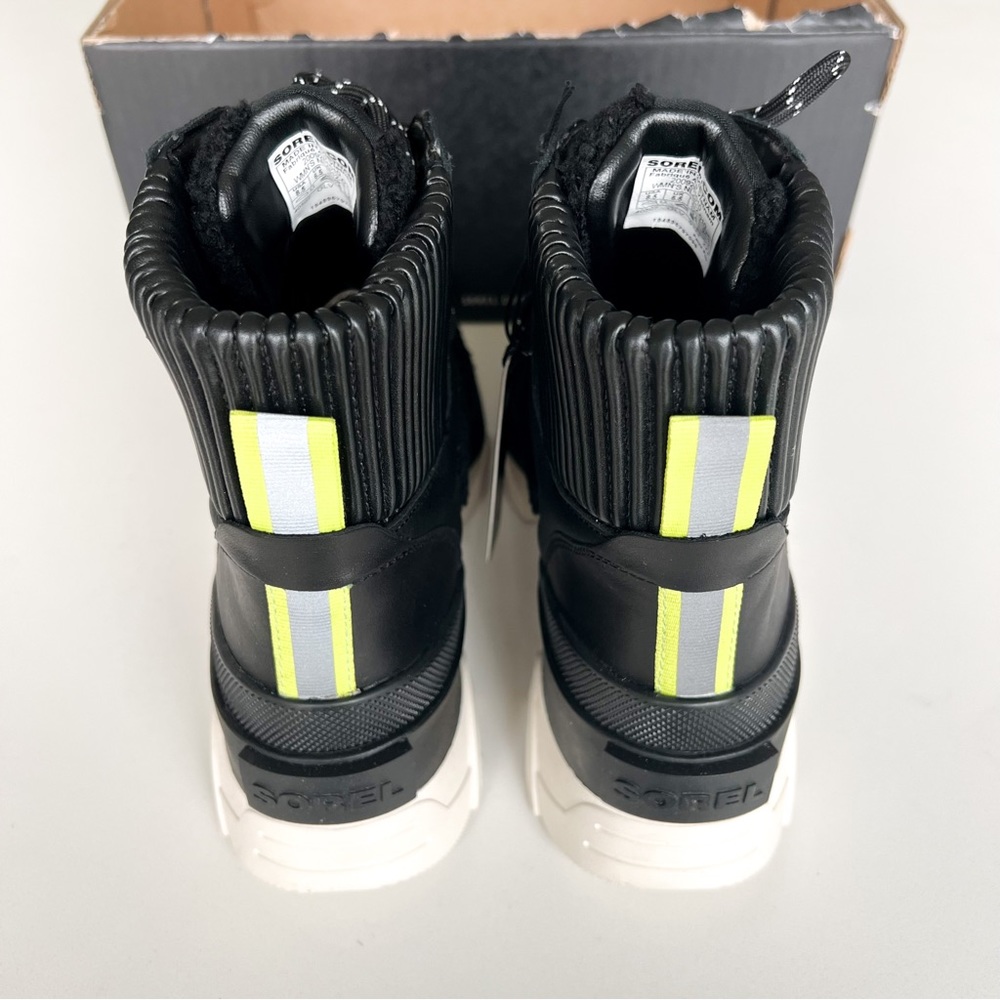 Sorel Brex Boot Cozy Lace in Black, Sea Salt - Picture 10 of 11